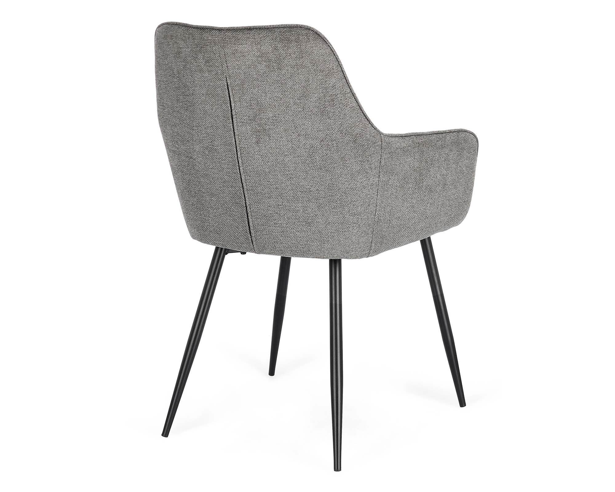 *SEDIA C/BR CORA NERO/GRIGIO SCURO