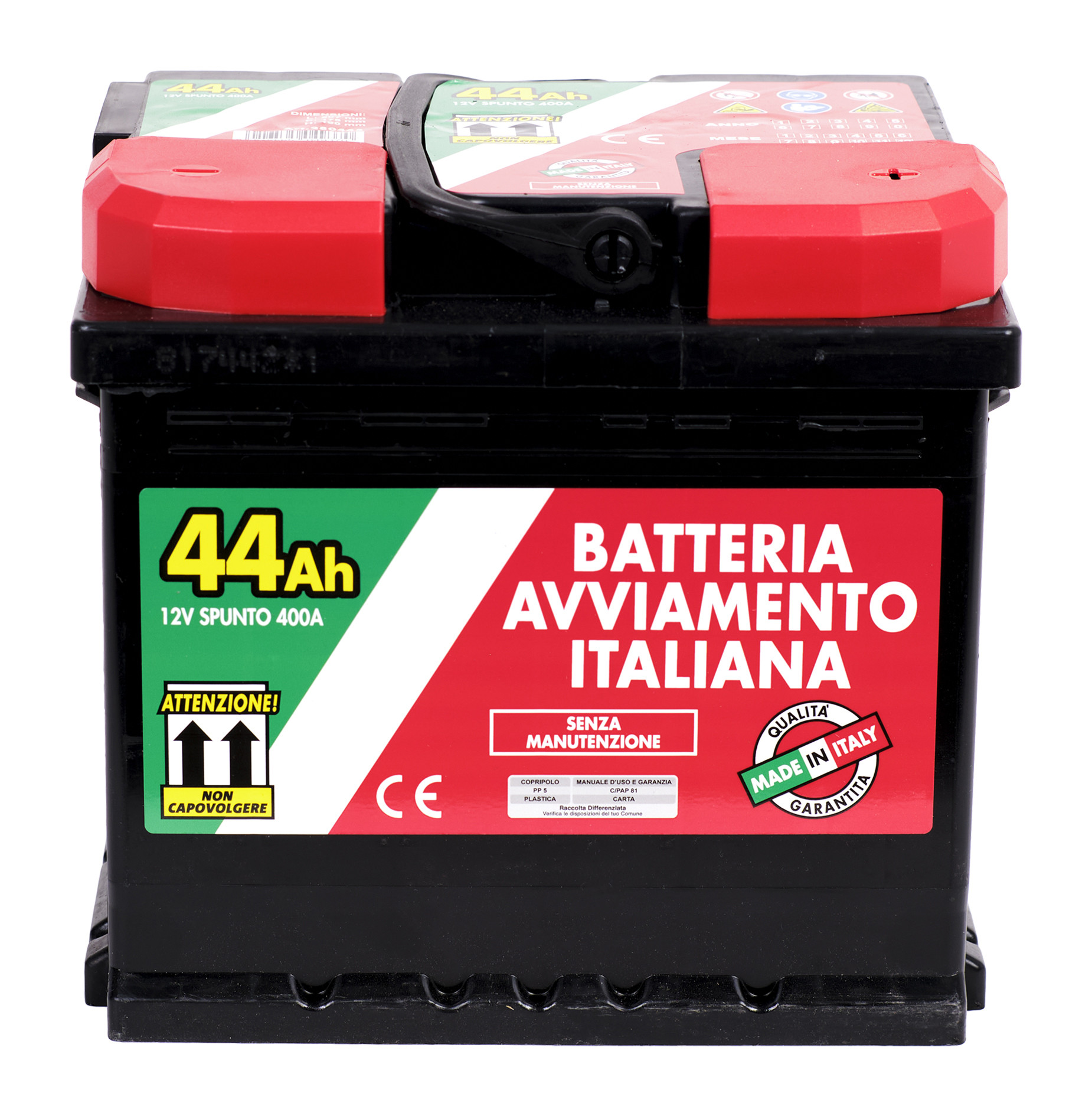 BATTERIA AUTO 12V 44AH 400A