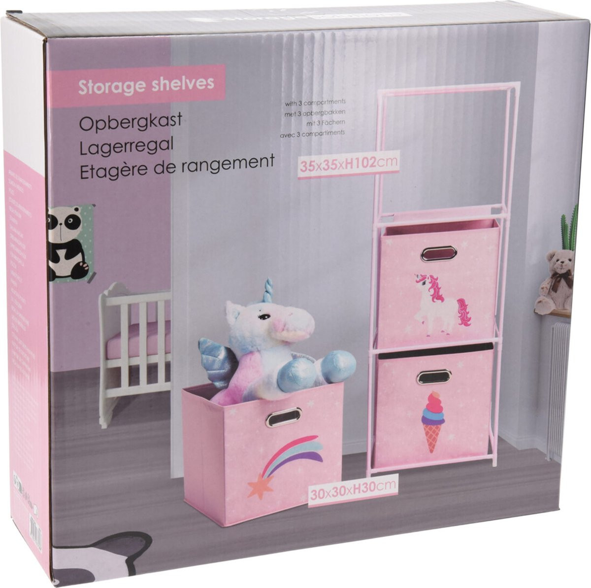 MOBILE IN KIT BIMBI CM.35X35X102 ROSA