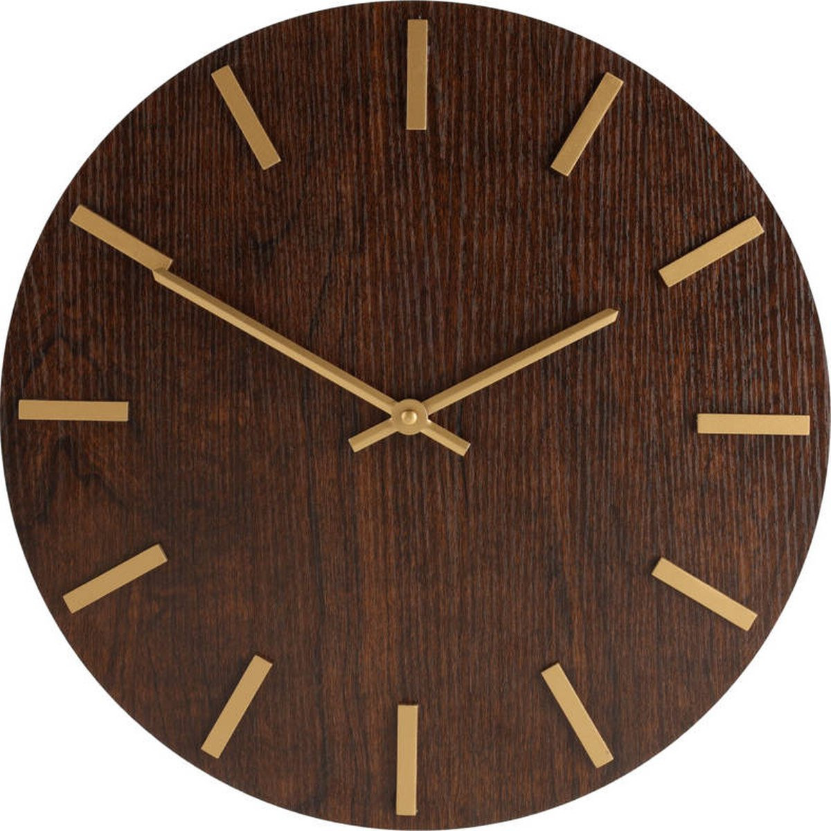 OROLOGIO PARETE MDF D.40 MARRONE