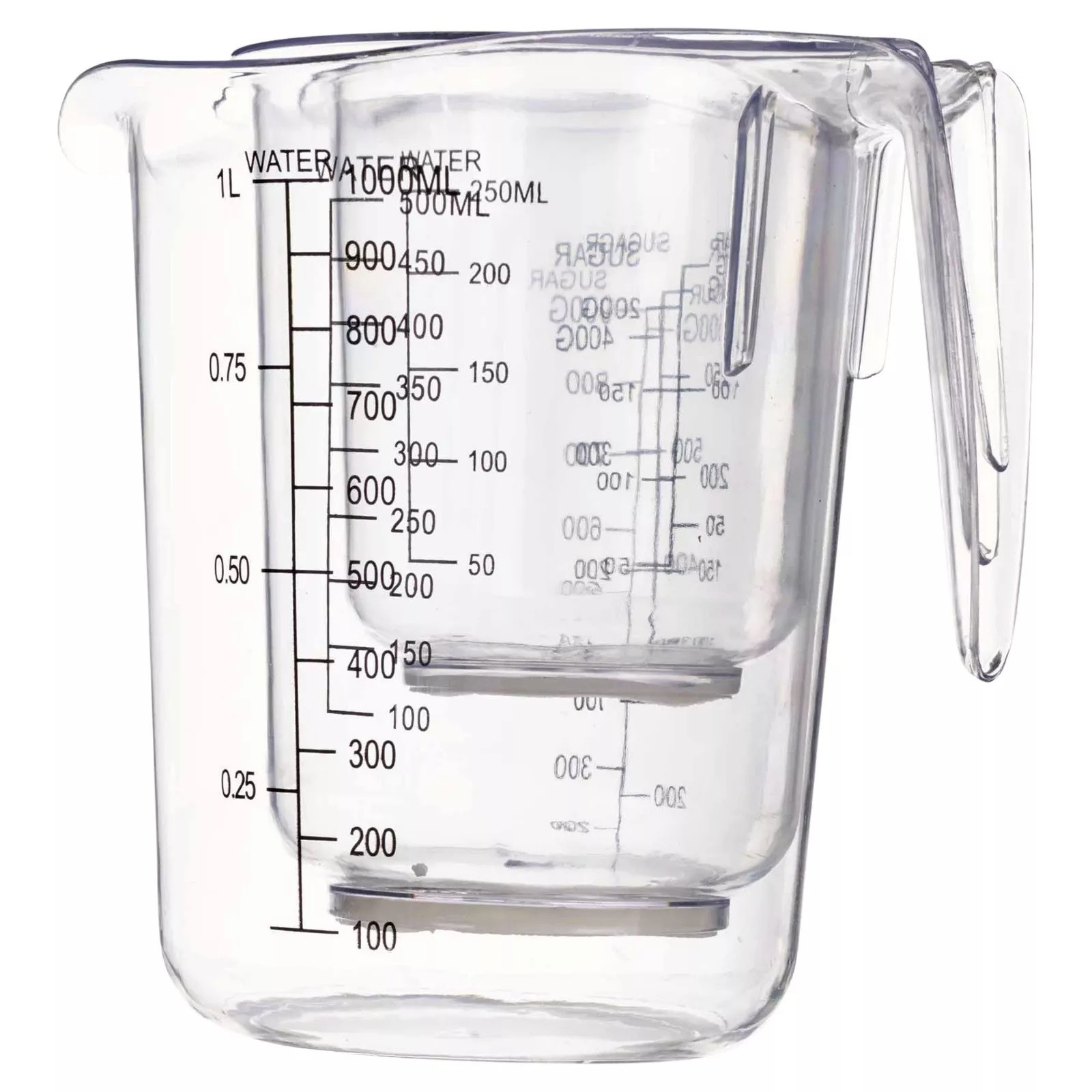 SET3 CARAFFE GRADUATE PLASTICA