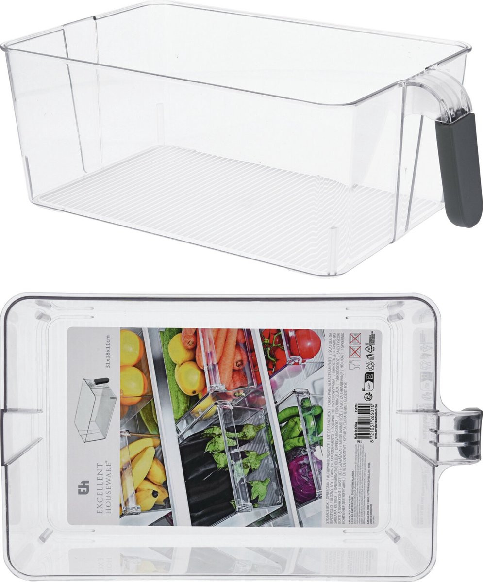 CONTENITORE FRIGO CM.31X18X11 TRASPARENTE