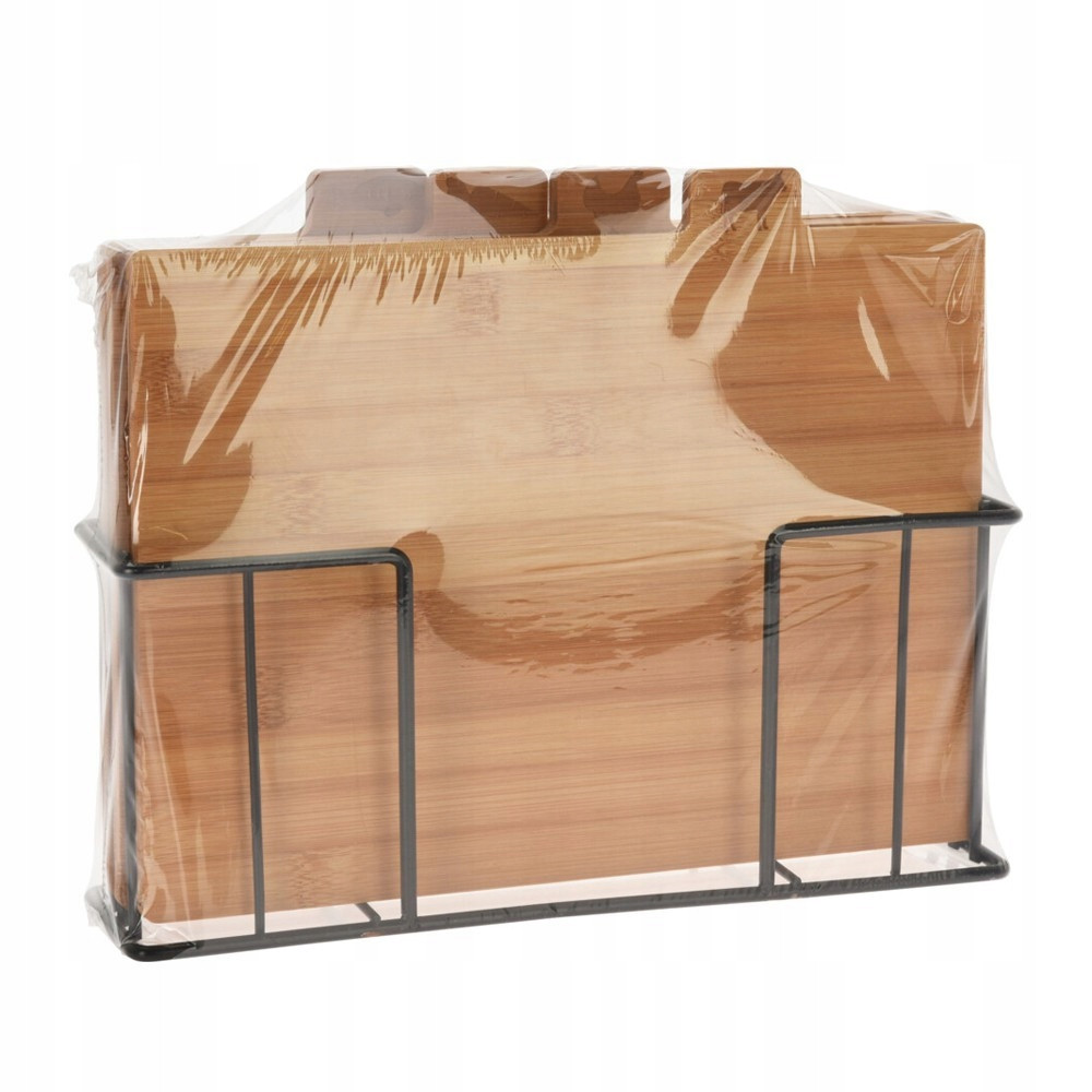 SET5 TAGLIERI BAMBU CON SUPPORTO