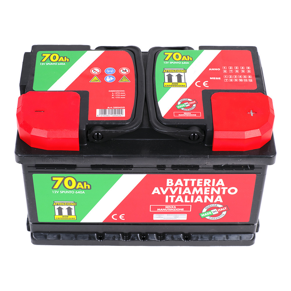 BATTERIA AUTO 12C 70AH 640A