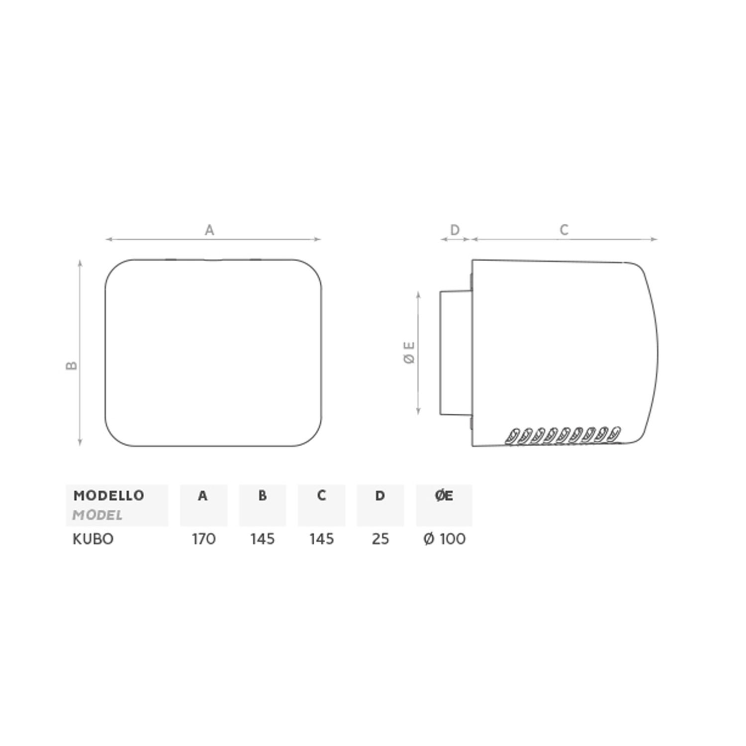 ASPIRATORE CENTRIFUGO KUBO