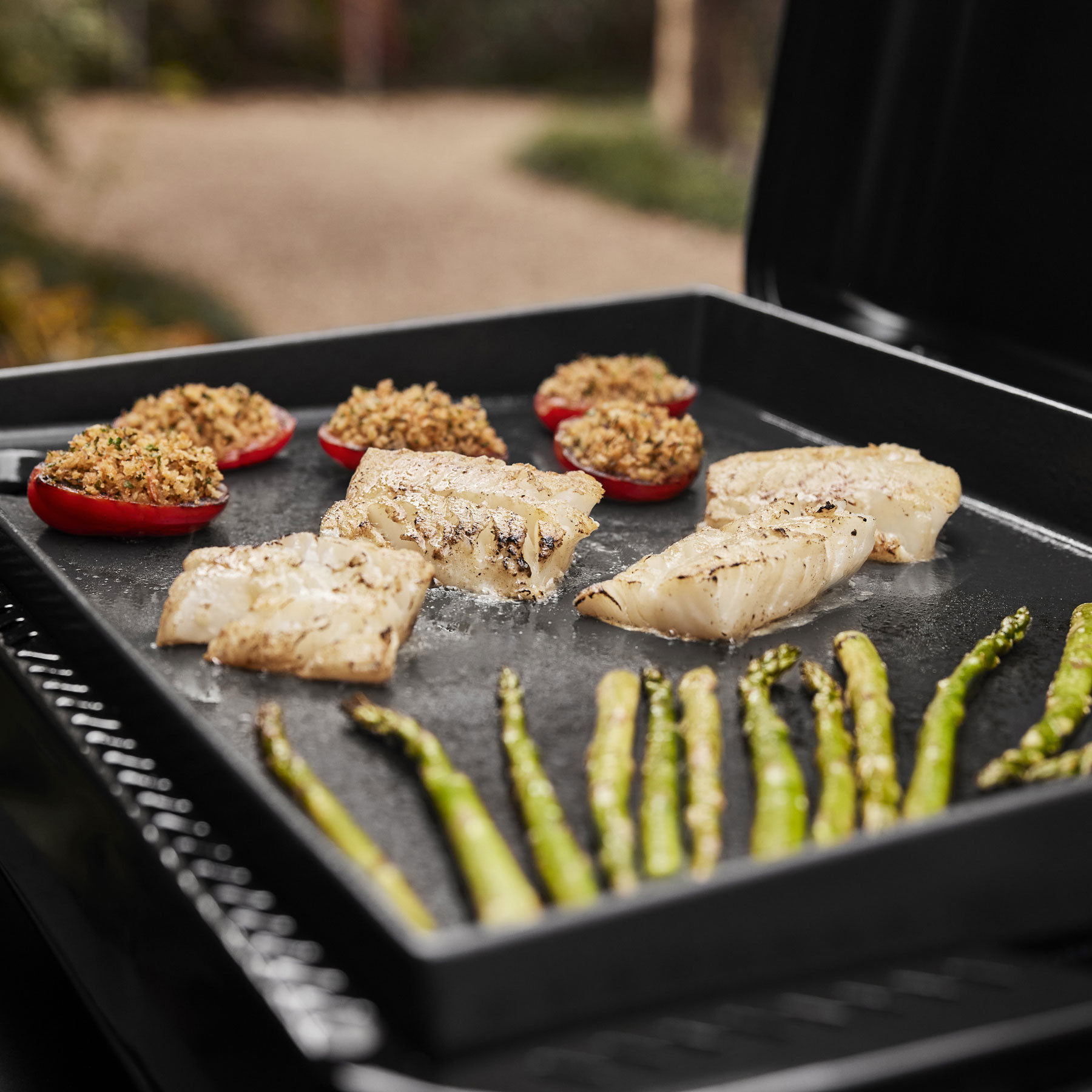 BARBECUE PIASTRA CM.56 2 BRUCIATORI