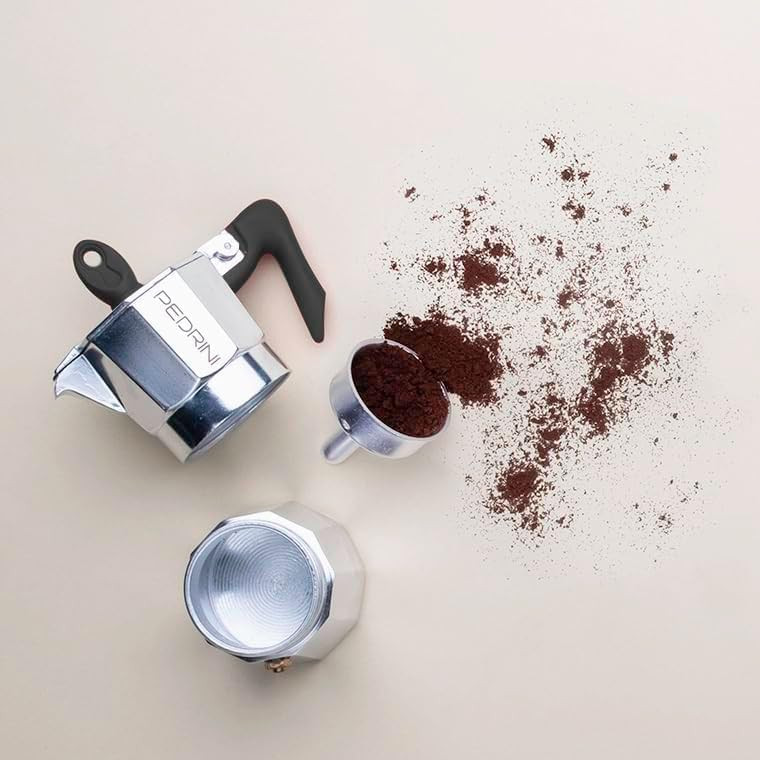 CAFFETTIERA 2TZ MANICO NERO