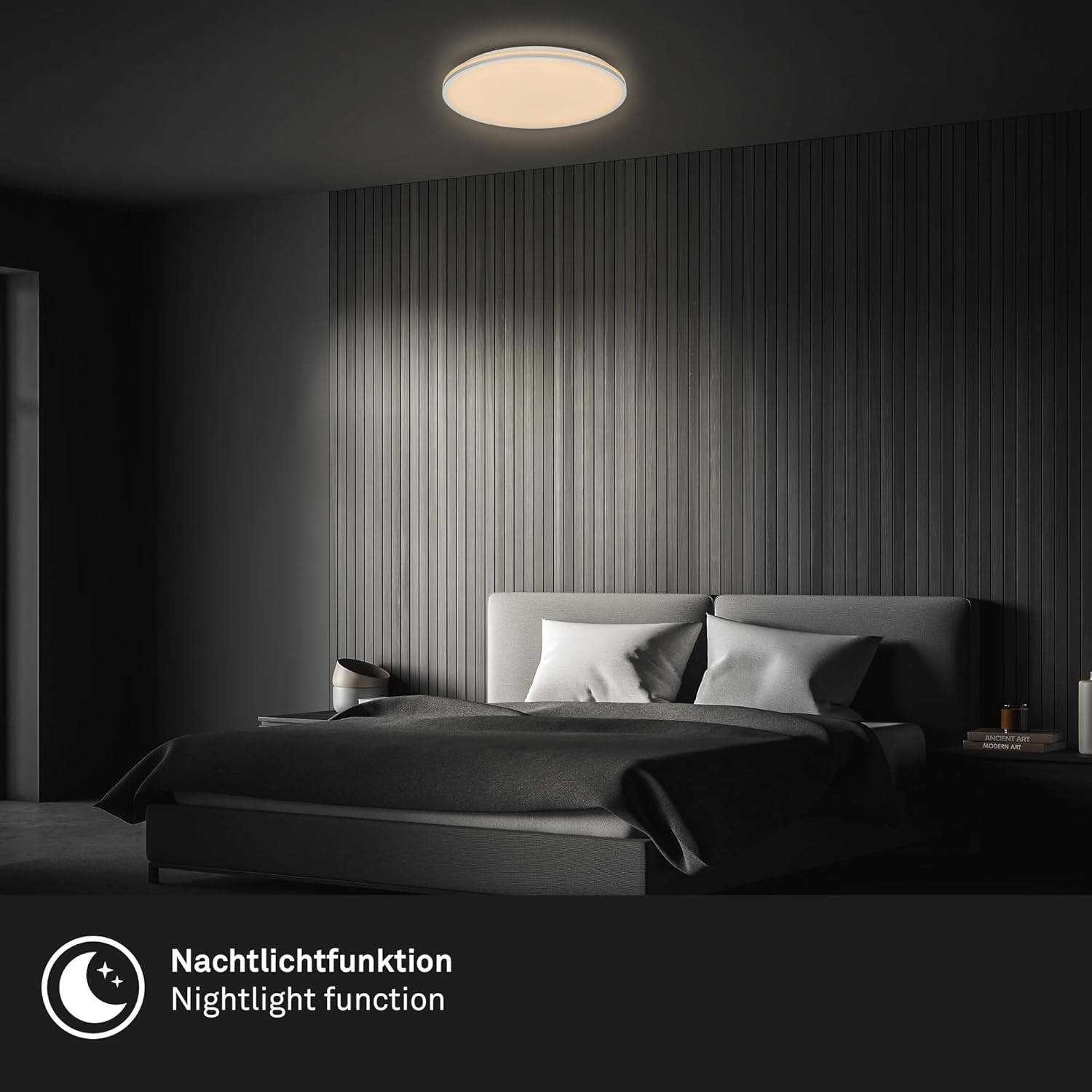 PULUP PLAF.PIATTA LED 22W IP20 C/TELECOM.B/CROMO