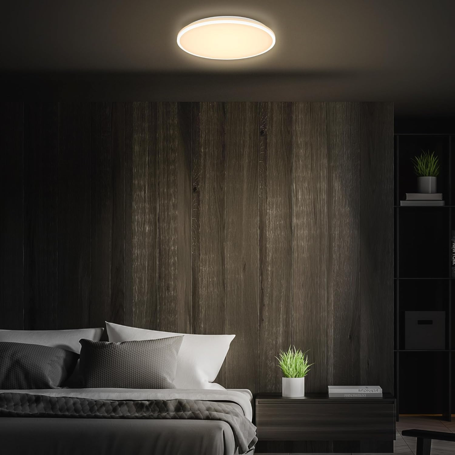 PULUP PLAF.PIATTA LED 22W IP20 C/TELECOM.B.CO