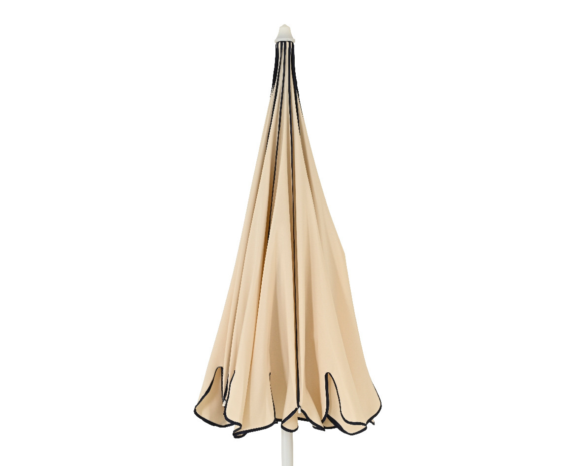 OMBRELLONE IN ACCIAIO D.1.95M BIANCO/BLU