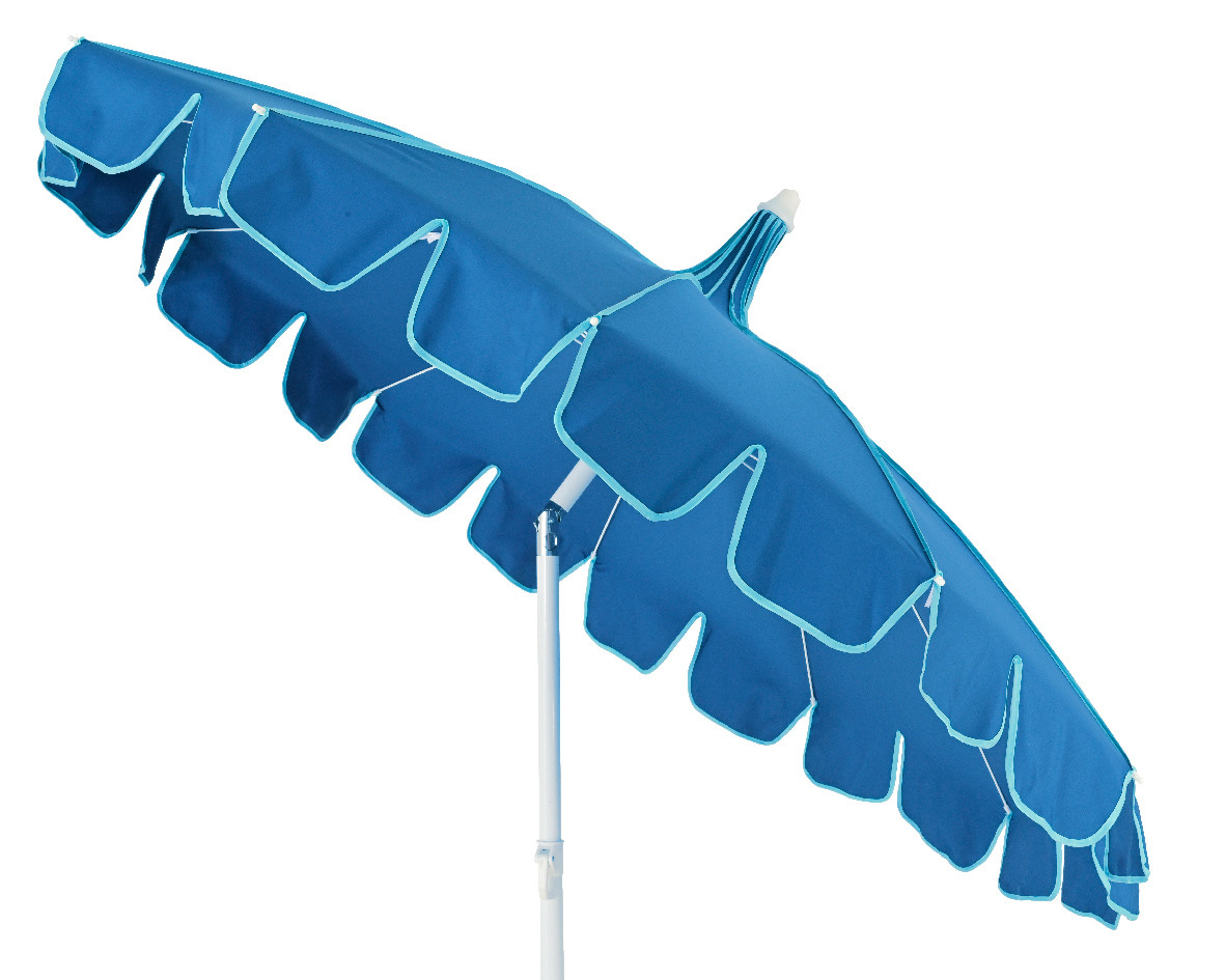 OMBRELLONE IN ACCIAIO D.1.95M BLU