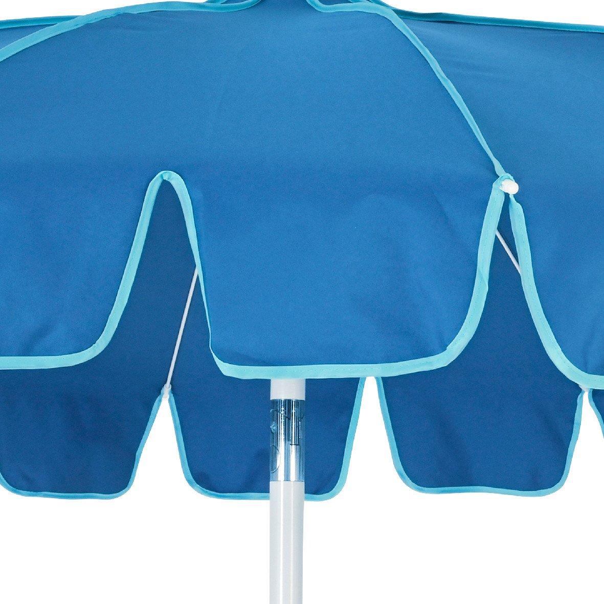 OMBRELLONE IN ACCIAIO D.1.95M BLU