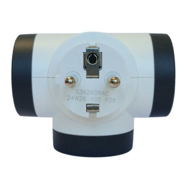 ADATTATORE 3 PRESE+SPINA ROTATIVO