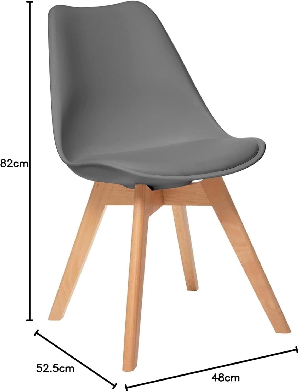 SEDIA BAYA PP GRIGIO SCURO