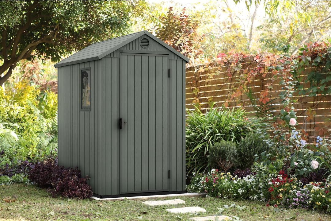 CASETTA RESINA VERDE DARWIN 4X6 CM.125.8X184X5