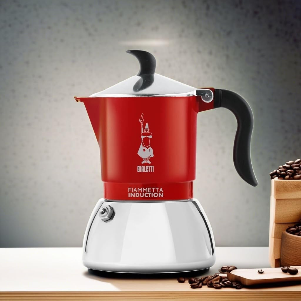 CAFF.FIAMMETTA TZ.4 ROSSA INDUZIONE