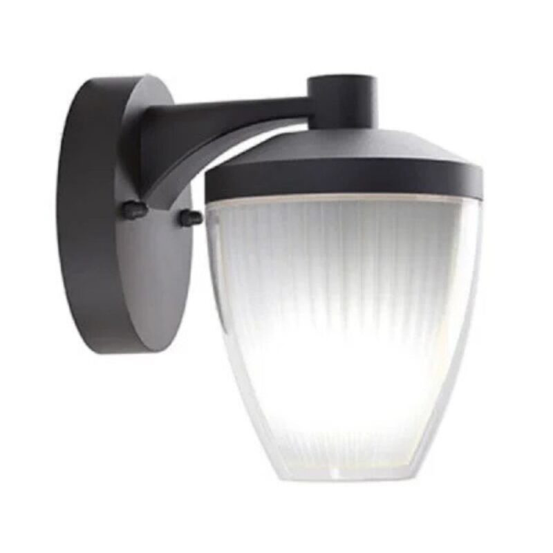 *FICUS APPLIQUE BASSO MINI E27 GRAFITE