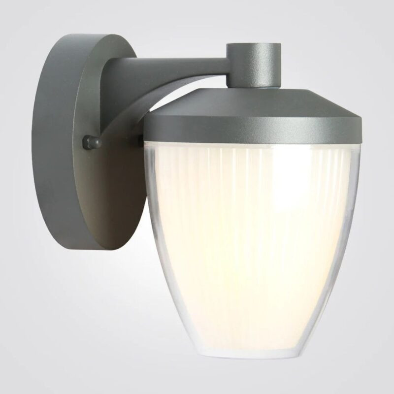 *FICUS APPLIQUE BASSO MINI E27 GRAFITE