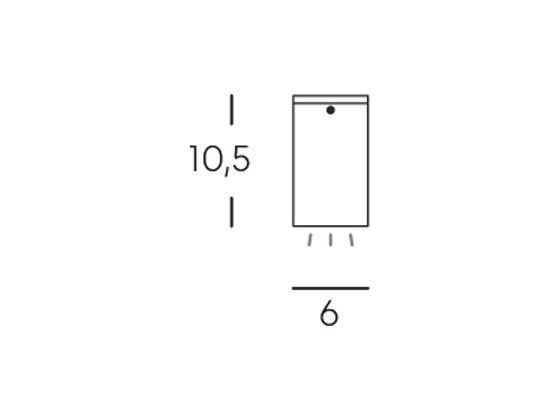 SINO FARETTO PLAFONE 4W LED 4K GRAFITE