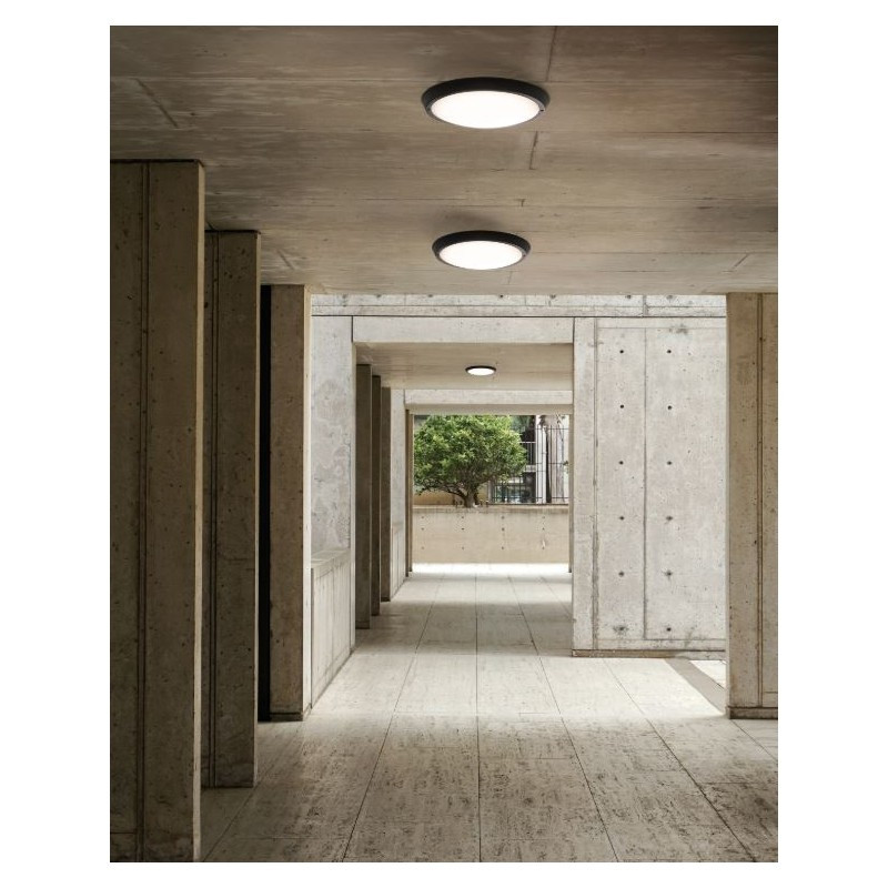 DORIS PLAF.D.27 24W LED CCT NERO