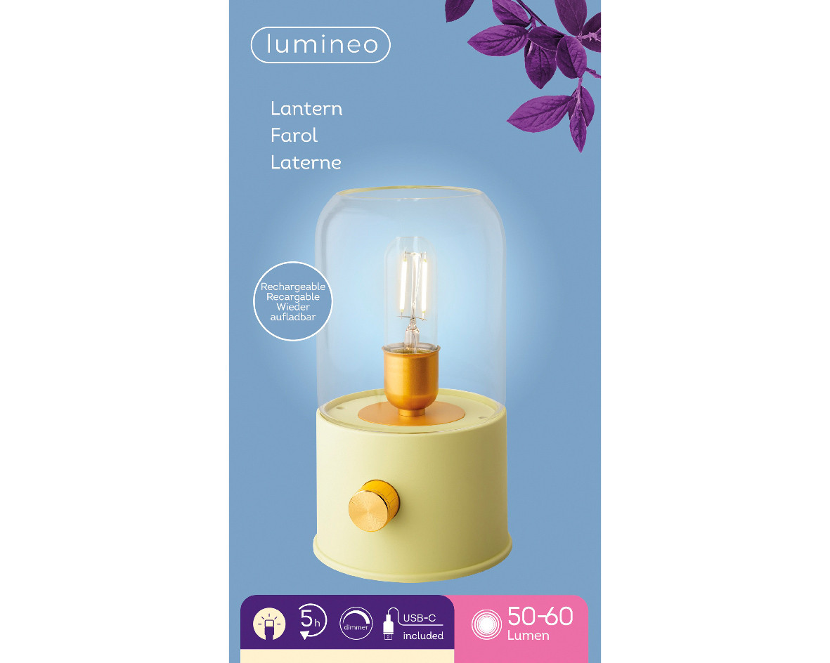 LUCE DA CAMPEGGIO LED RICARICABILE VERDE