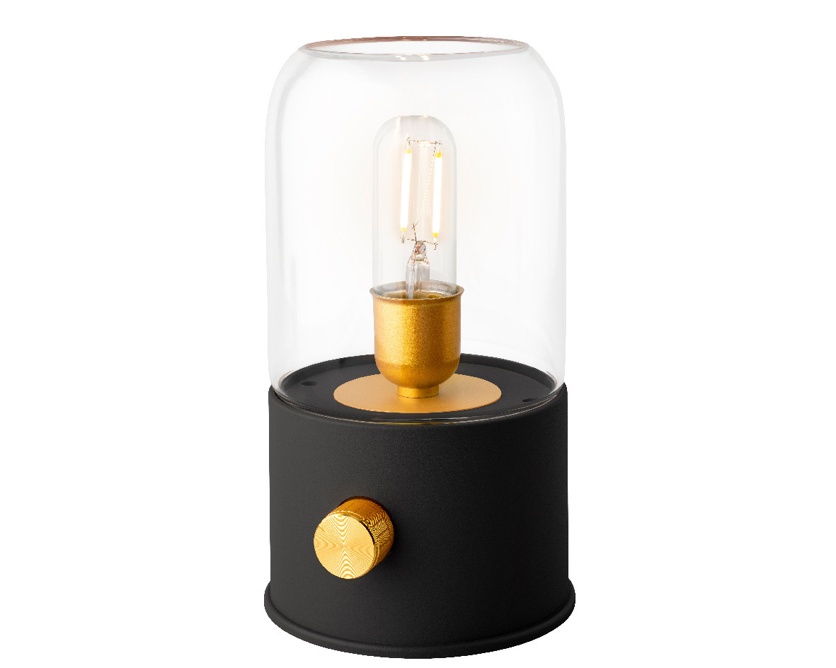 LUCE DA CAMPEGGIO LED RICARICABILE NERO