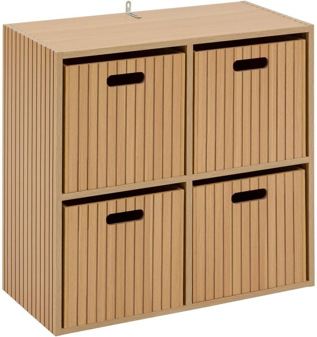 QUADROTTO 4RIPIANO EFFETTO LEGNO NATURALE