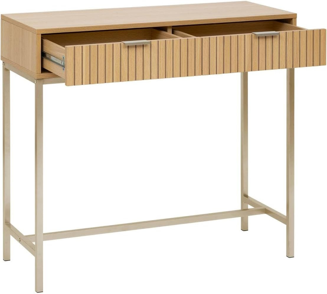 CONSOLLE EFFETTO LEGNO NAT.CM.90
