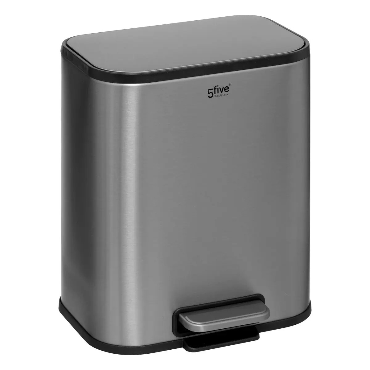 PATTUMIERA A PEDALE 5L.INOX OPACO