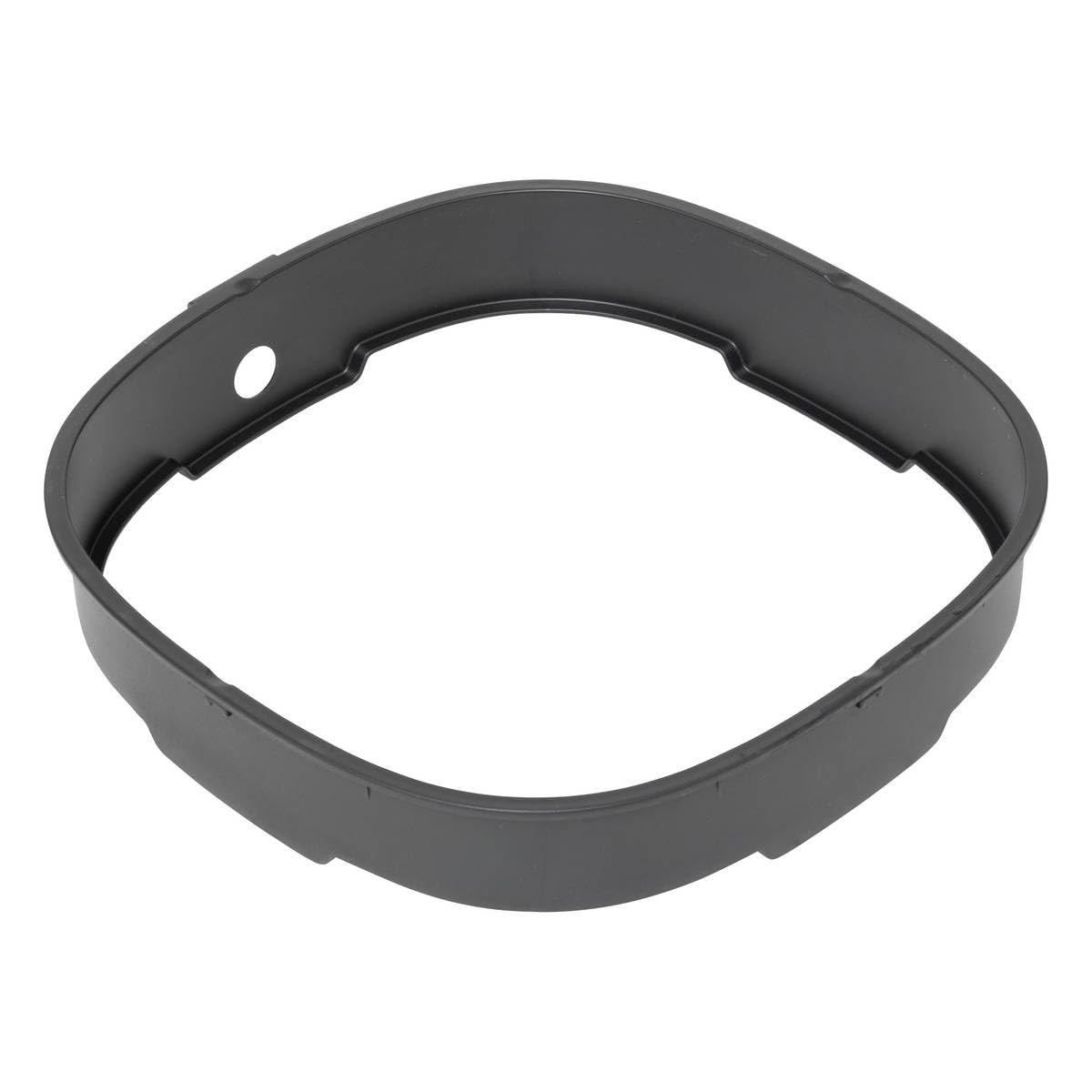 PATTUMIERA ALTA TONDA 50L.INOX NERA
