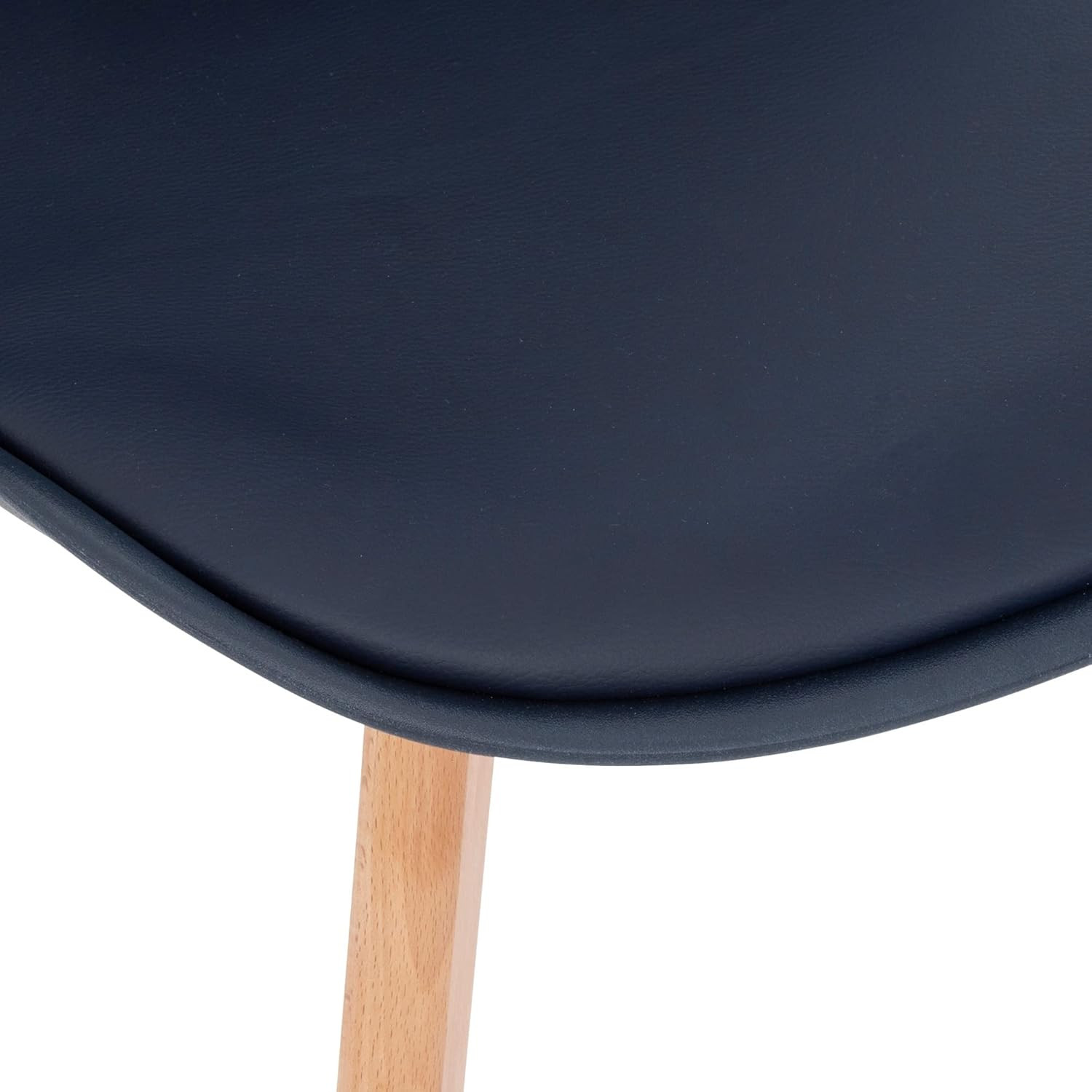 *SEDIA BAYA PP BLU PIEDI LEGNO