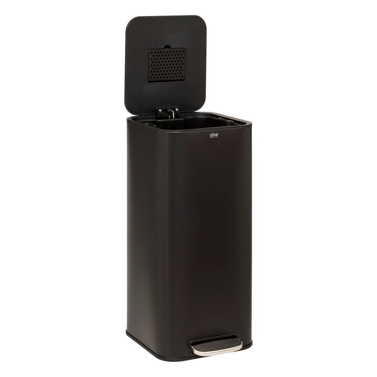 PATTUMIERA DELTA 30L.MET.NERO