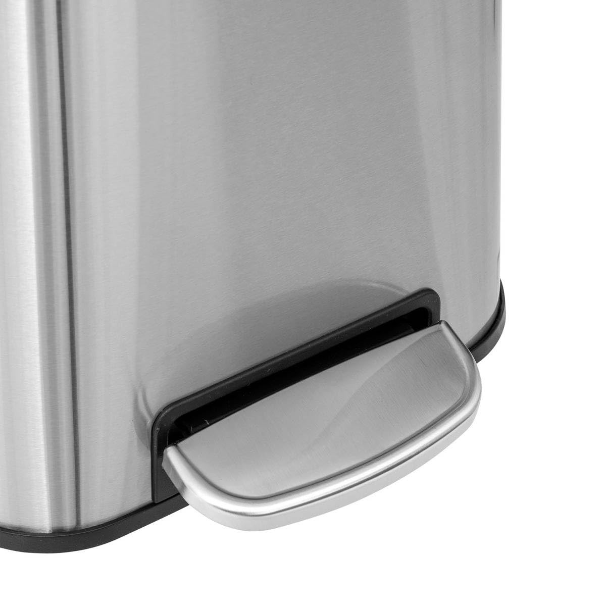 PATTUMIERA DELTA 30L.QUADRATA INOX