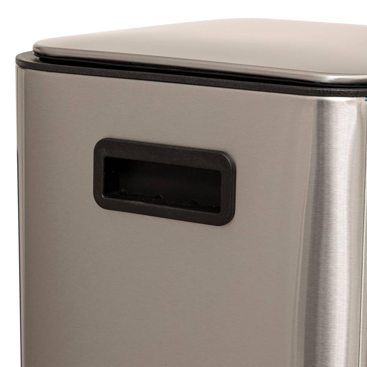 PATTUMIERA DELTA 30L.QUADRATA INOX