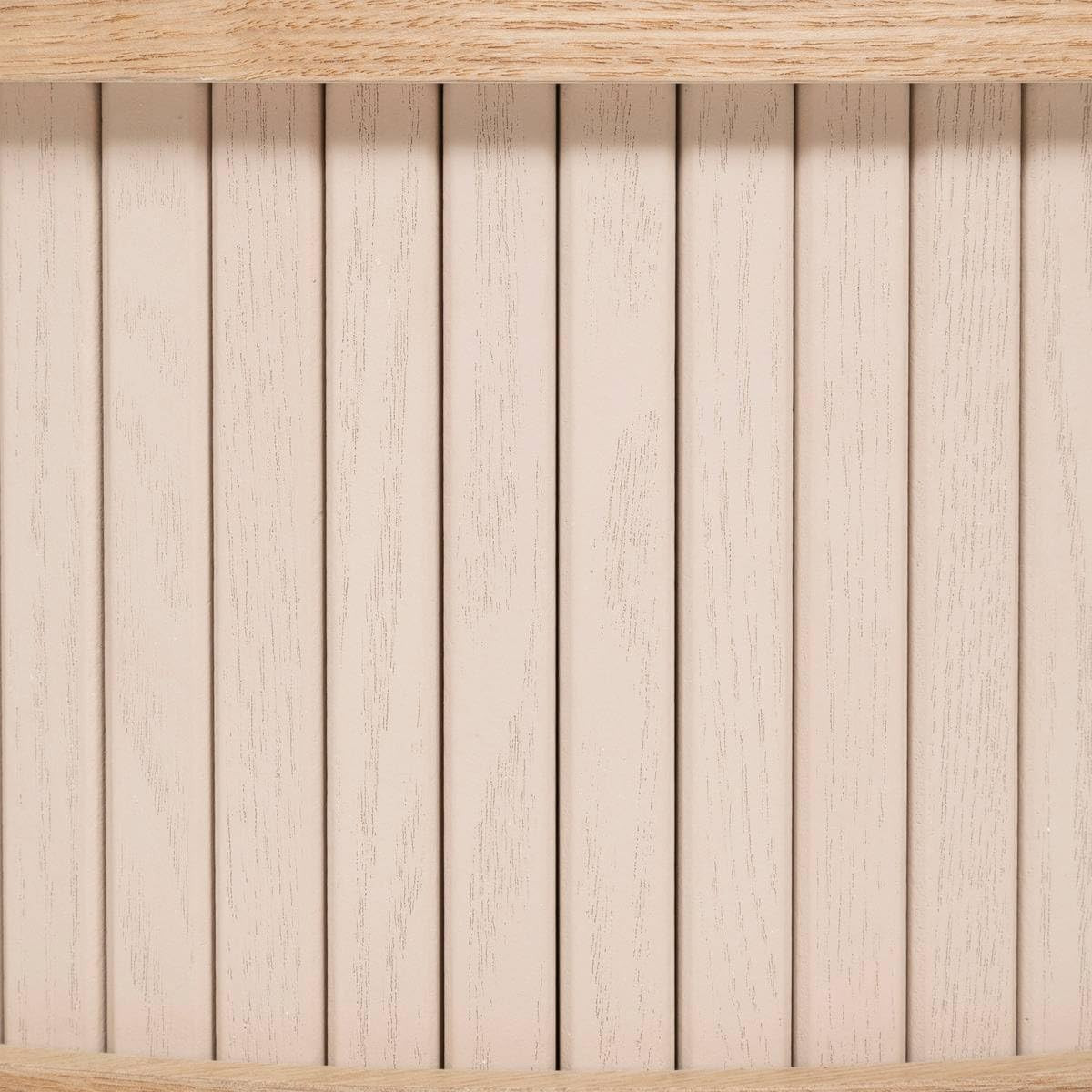 COMODINO 2PORTE D.40 LEGNO/CREMA