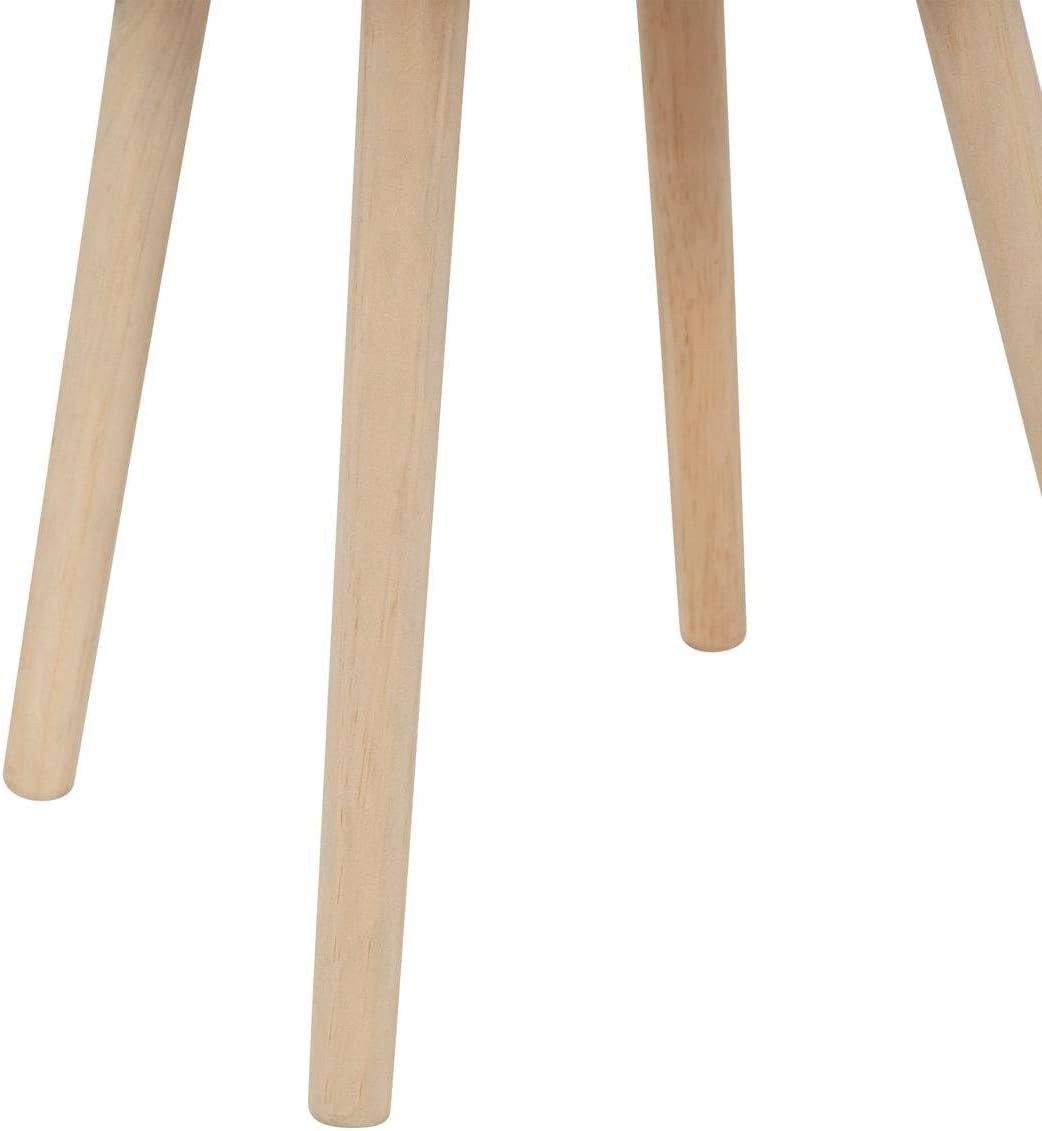 COMODINO 2PORTE D.40 LEGNO/CREMA