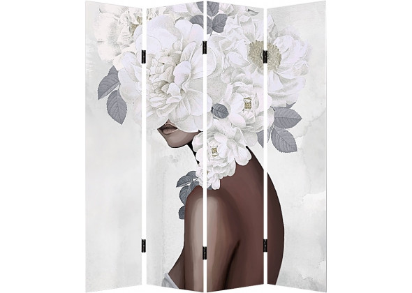 PARAVENTO A 4A.'DOUBLE FACE'CM.160X180