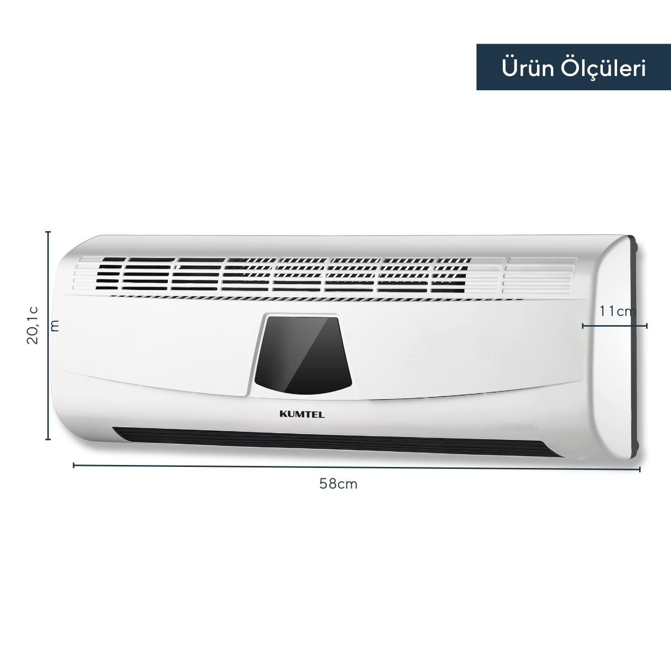 TERMOCONVETTORE A PARETE 2000 WATT