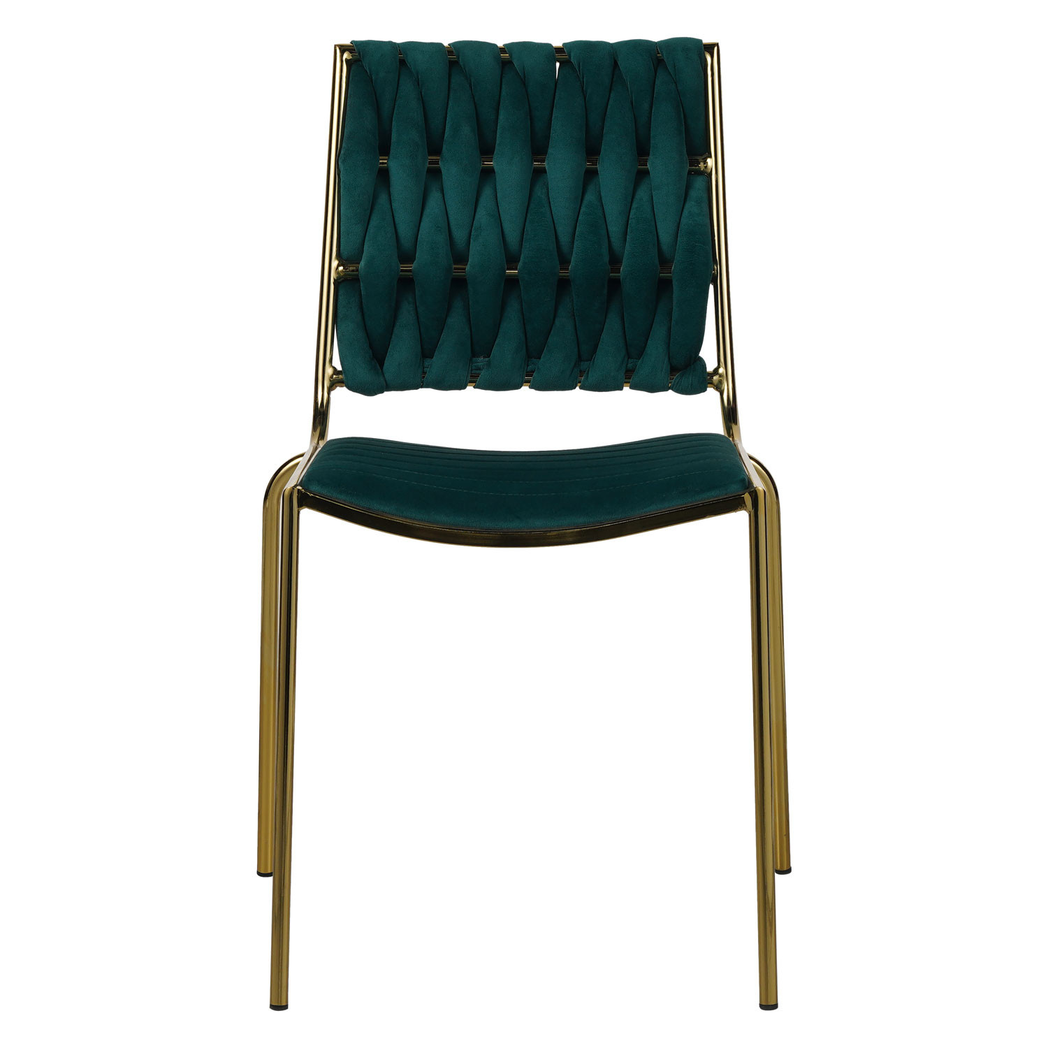 SET TAVOLO+4SEDIE CM.160X90X75H BASE ORO/VERDE