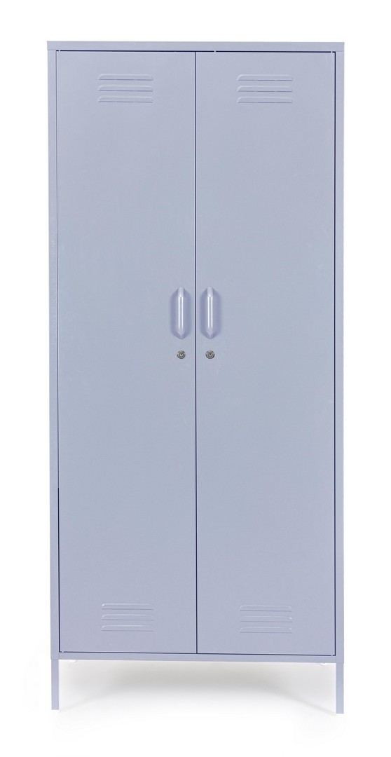 ARMADIO 2ANTE CAMBRIDGE AZZURRO CM. 50X80X185H