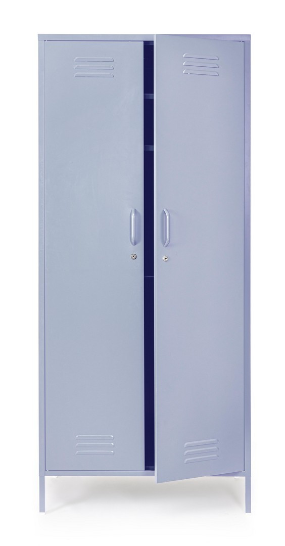 ARMADIO 2ANTE CAMBRIDGE AZZURRO CM. 50X80X185H