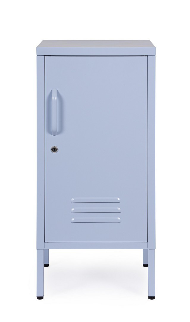 COMODINO 1ANTA CAMBRIDGE AZZURRO CM. 40X35X76H