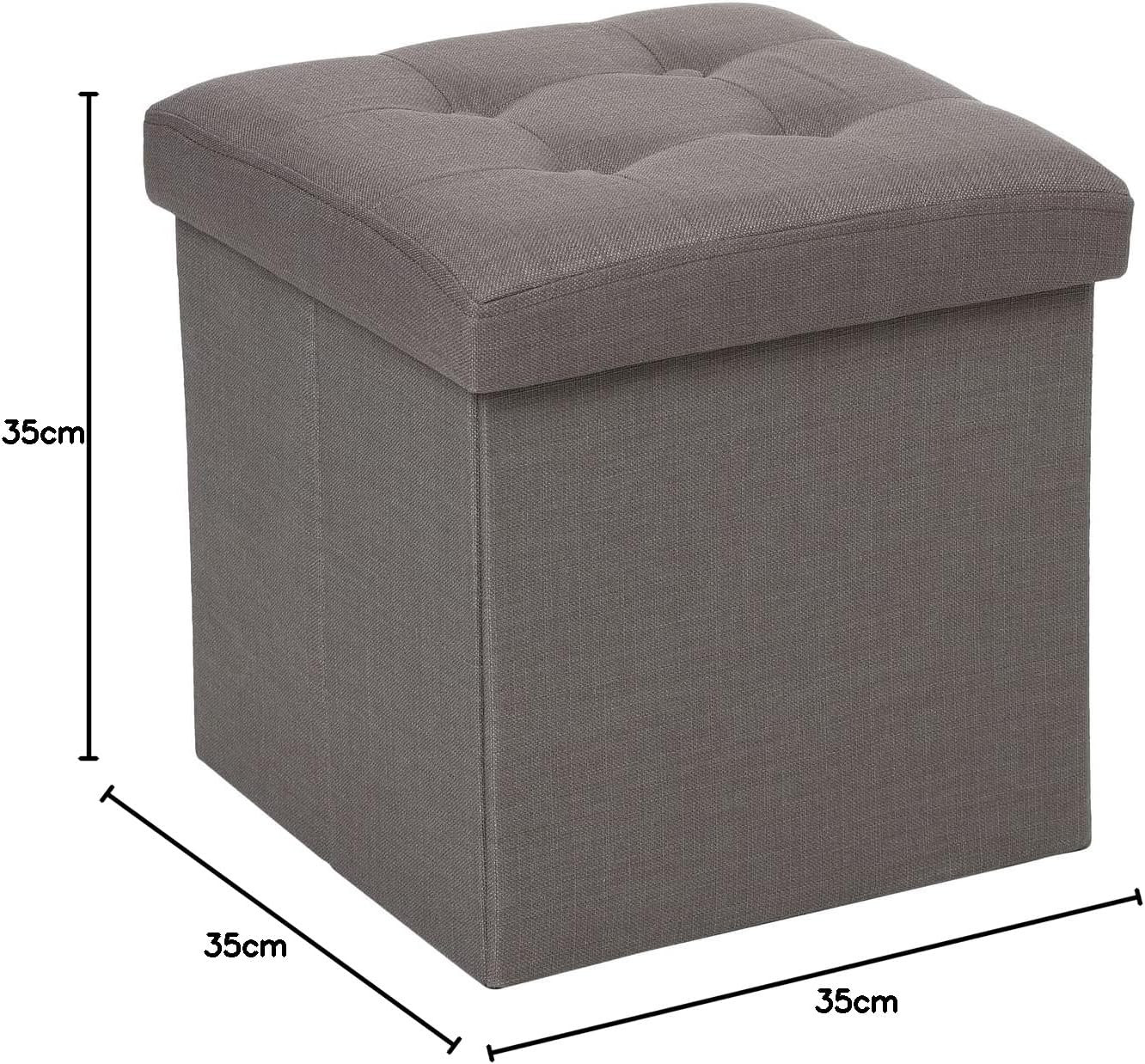 POUF PIEGHEVOLE LYSANDRE GRIGIO