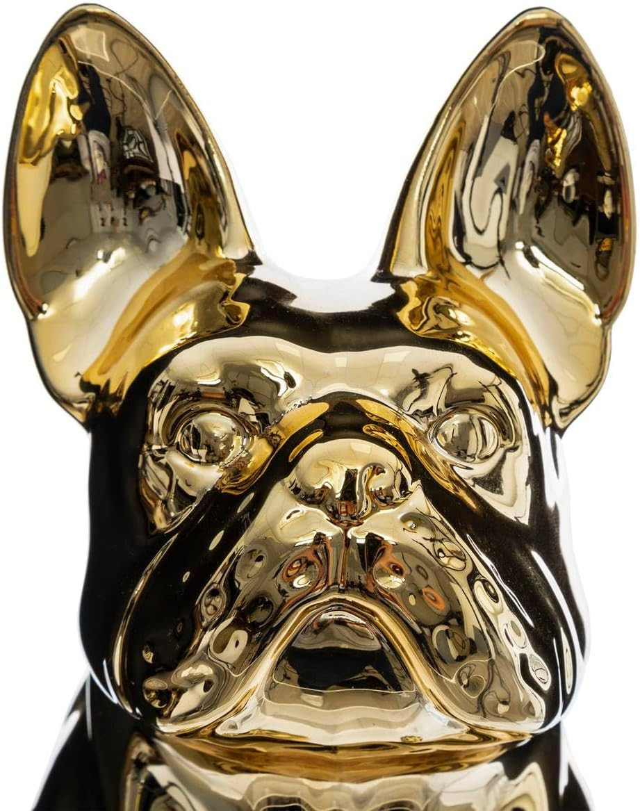 CANE BULLDOG EDEN H.22 CERAMICA ORO