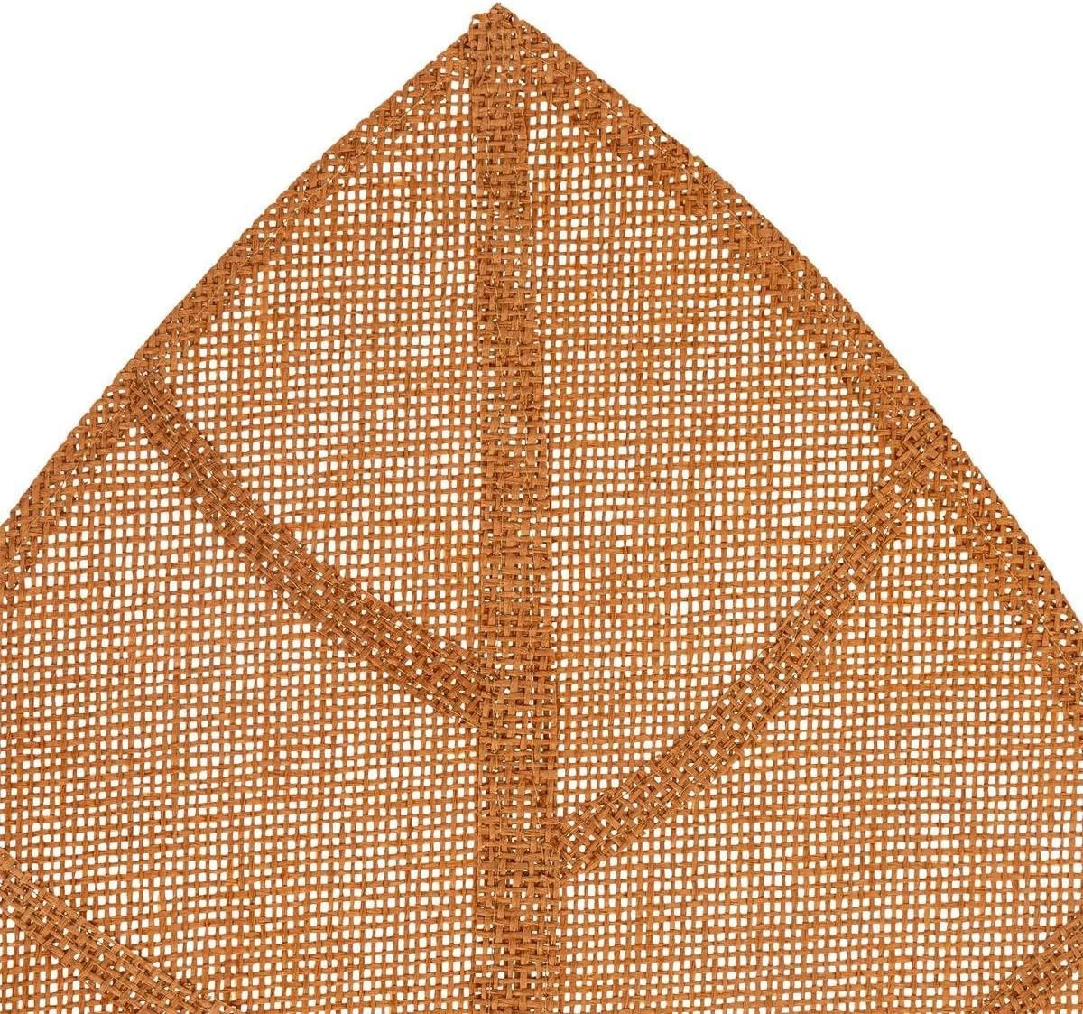 *TOVAGLIETTA FEUILLE CM.50X33 MARRONE SCURO