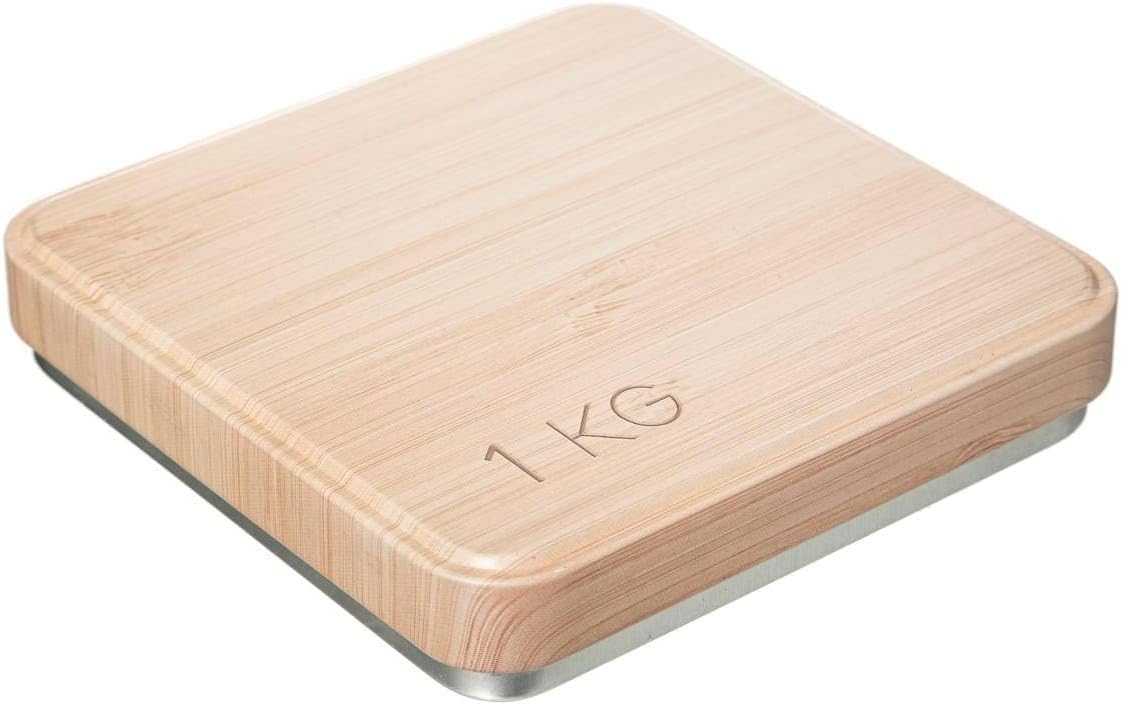 CONTENITORE FARINA METALLO CON TAPPO LEGNO