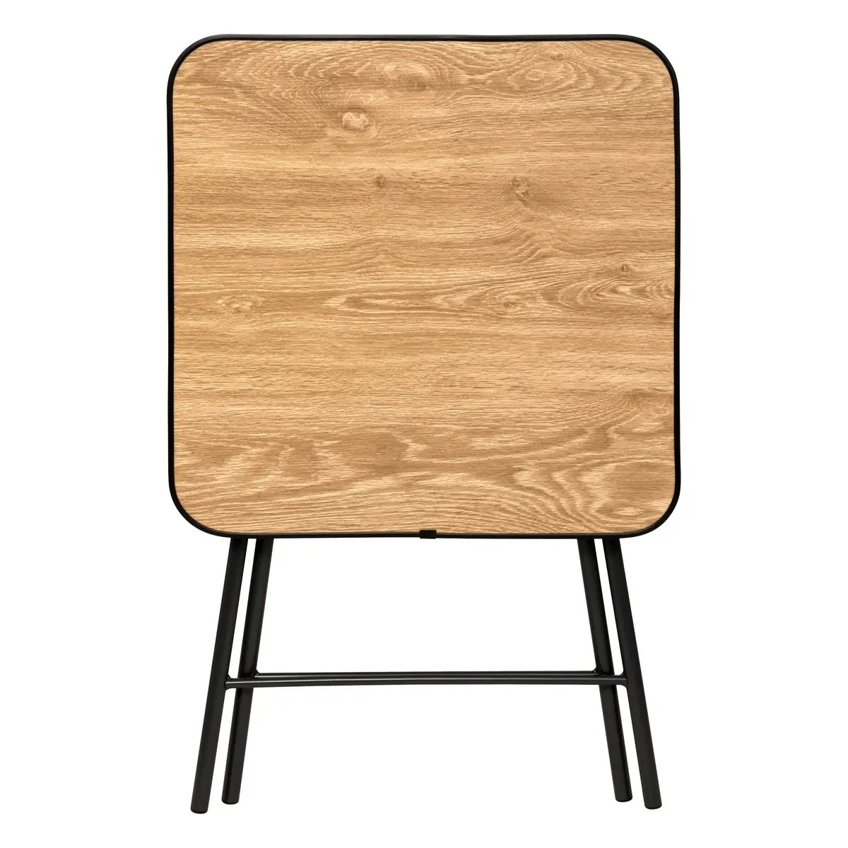 TAVOLO PIEGHEVOLE CM.60X60 METALLO E MELAMINA