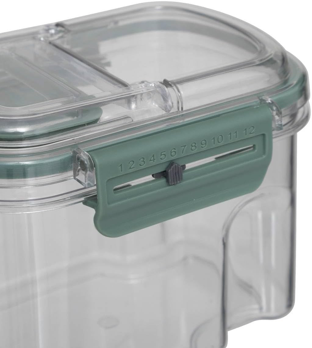 CONTENITORE 'NEO'0.6LT TRASP/VERDE