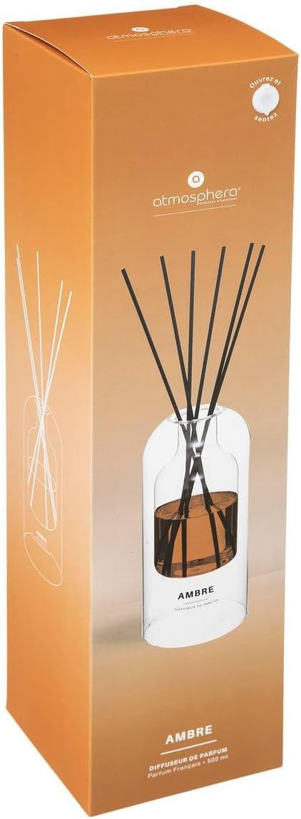 DIFFUSORE VETRO 500ML.AMBRA