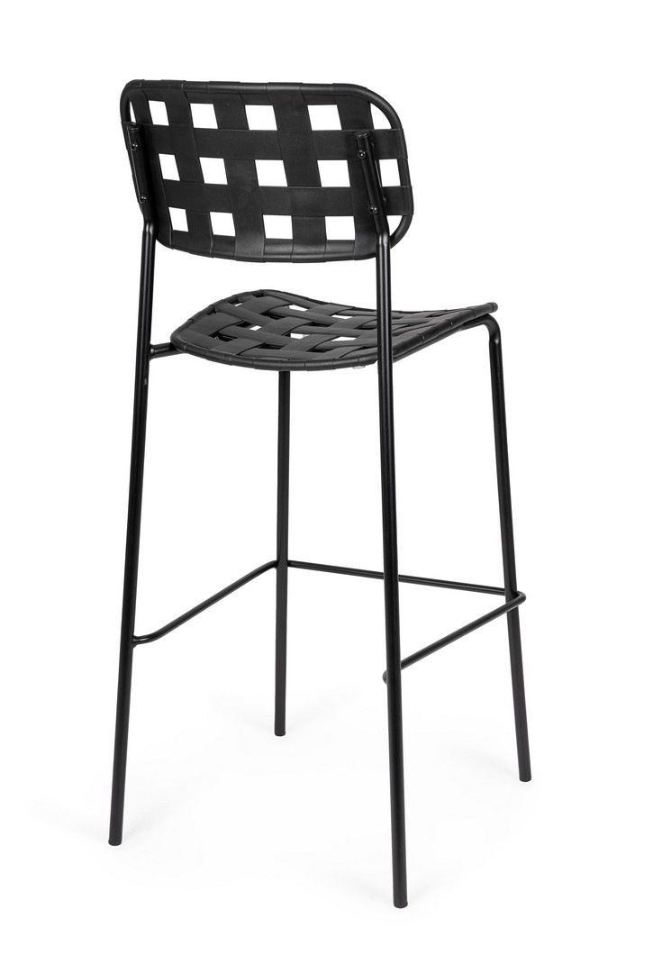 SGABELLO BAR CLOVER NERO